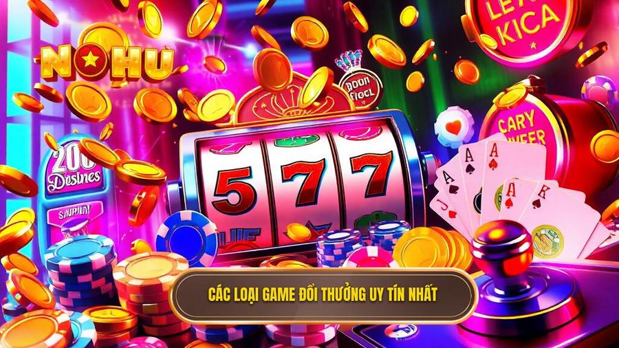 Các loại hình game đổi thưởng kiếm tiền thật phổ biến nhất