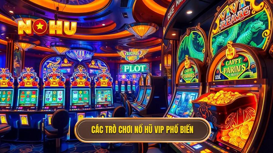 Các trò chơi nổ hũ VIP phổ biến